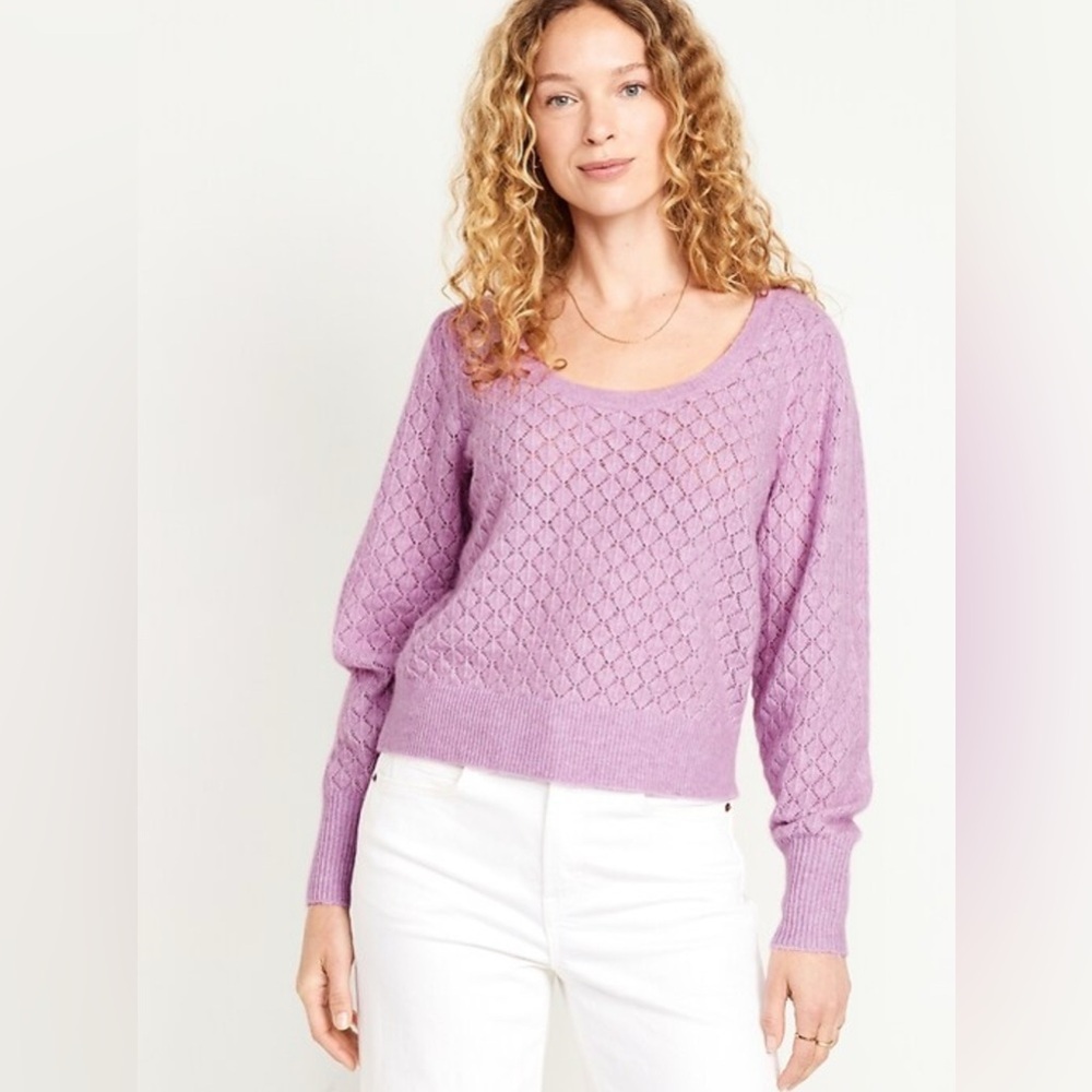 Old Navy Lilac Women's Crew Neck Sweater- Sz.M  NWOT